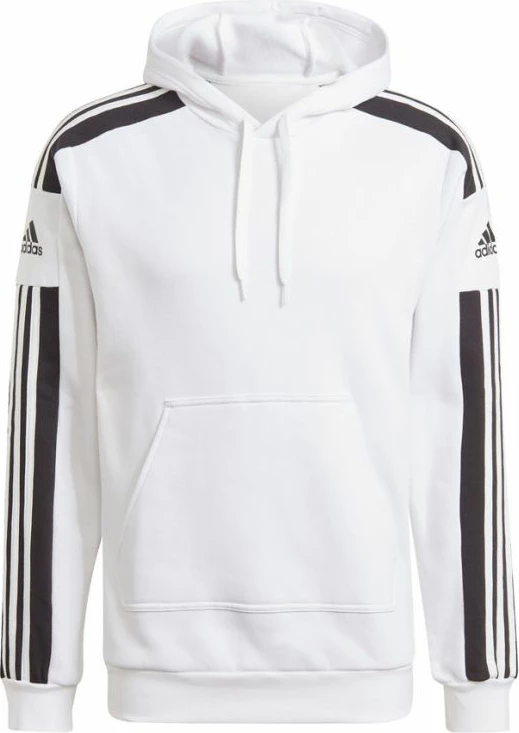 Duks s kapuco adidas Squadra 21, bel, moški