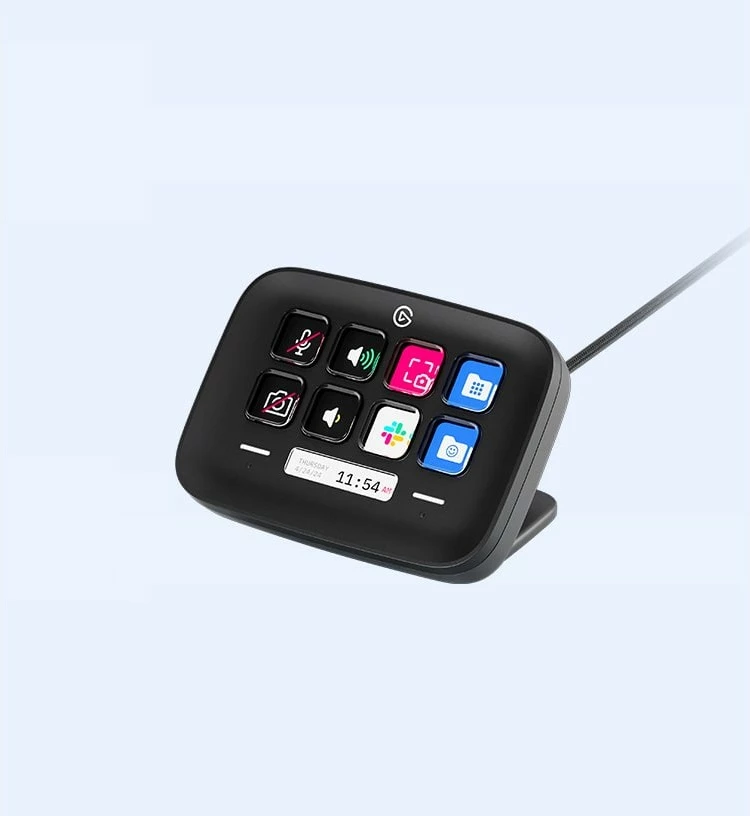 Multimedijski kontroler Elgato Stream Deck Neo, črn
