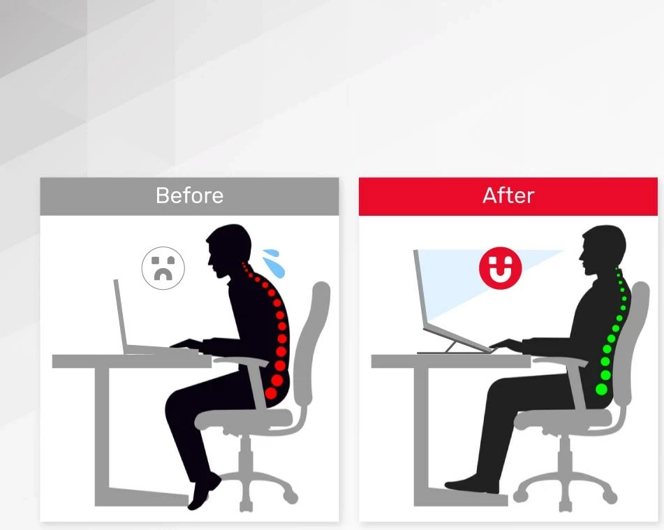 Stojalo za prenosnik UNITEK OT155SL, srebrno