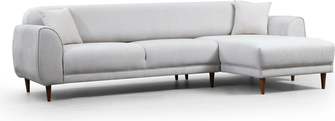 Kotna sedežna garnitura z ležiščem Atelier del Sofa, desna, bež