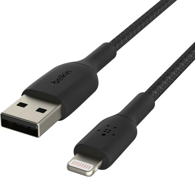 Kabel Lightning na USB A, 3 m, črn Belkin CAA002BT3MBK