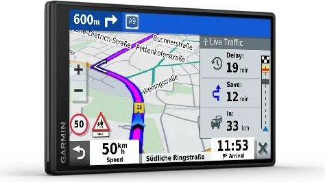 Navigacija 5,5" za avto Garmin DriveSmart 55, 16GB, črna