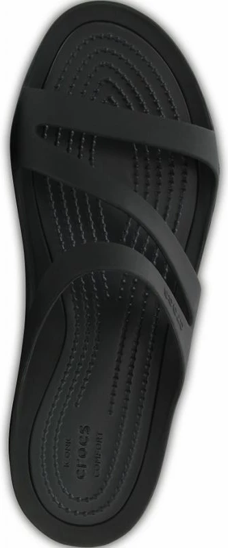 Sandali Swiftwater Crocs, ženski, črni