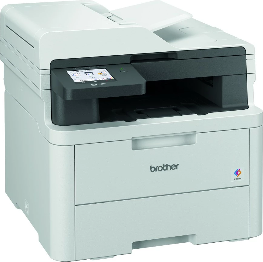 Barvni tiskalnik Brother DCP-L3560CDW, LED, barvni tisk, 600 x 2400 DPI, A4, neposreden tisk, bel, črn