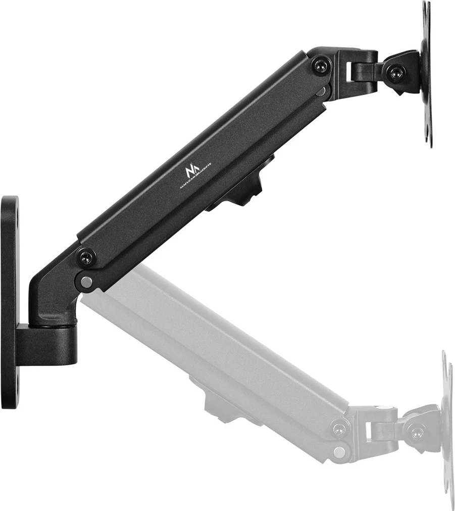 Nastavek za monitor z plinsko vzmetjo Maclean MC-458, 17–27 in, črn