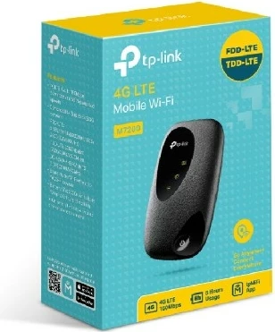 Prenosni router za mobilno omrežje TP-Link M7200, črn, 300 Mbit/s, 3G, 4G