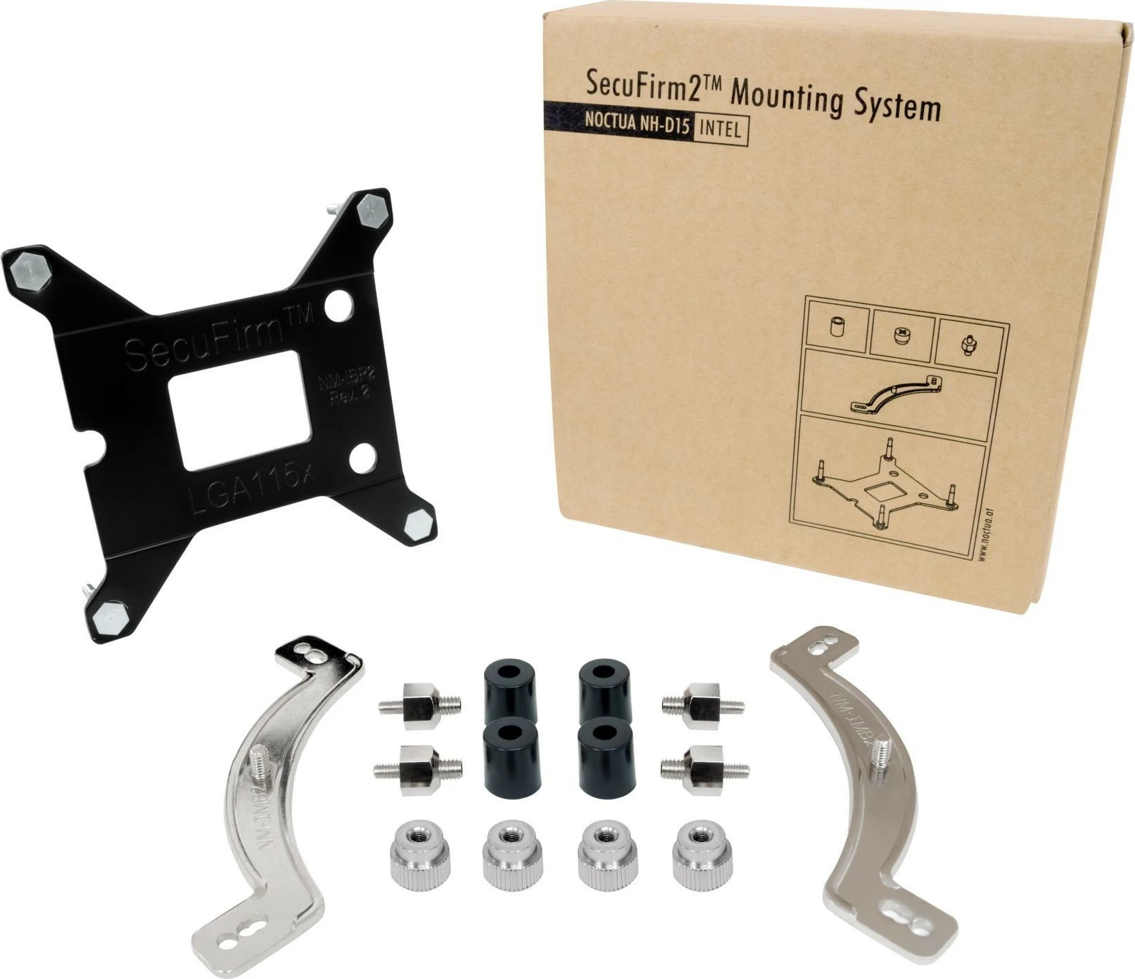 Visokozmogljiv hladilnik Noctua NH-D15, 14 cm, 300–1500 RPM, 24,6 dB, 140,2 m³/h