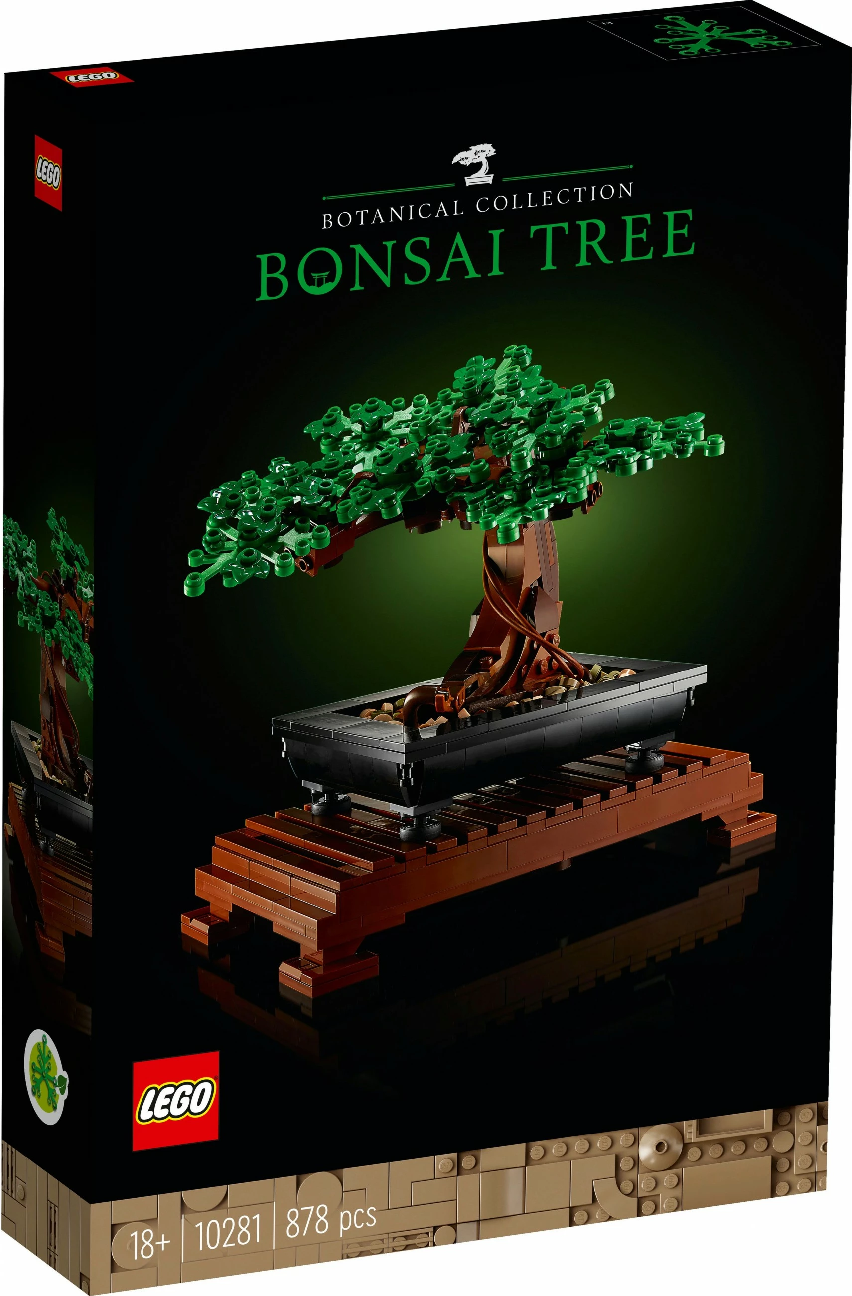 Set za izdelavo bonsaja LEGO Creator Expert, 878 kosov, plastika, večbarven