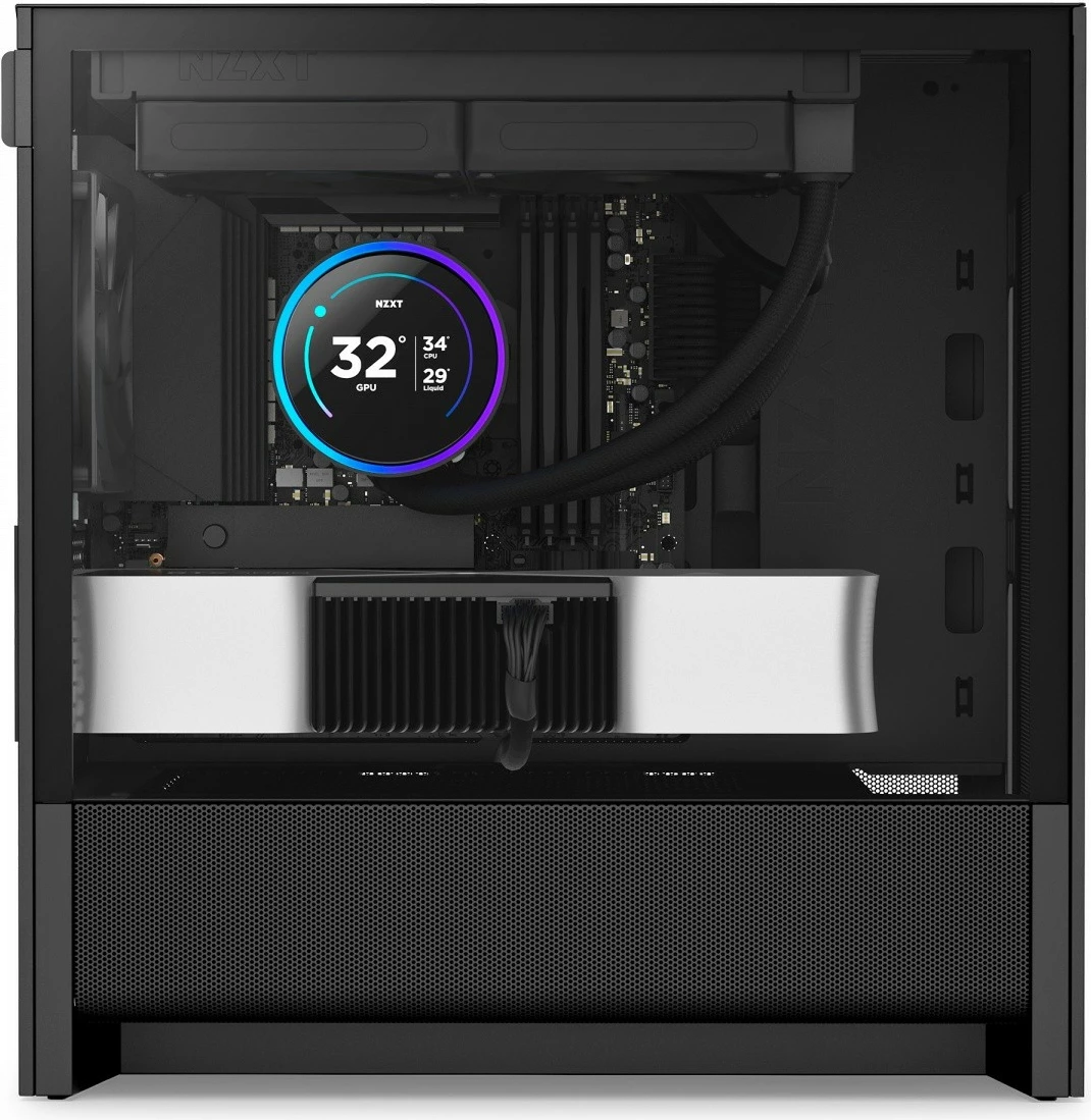 Računalniško ohišje H3 Flow NZXT, Mini Tower, ATX/Micro ATX, črno