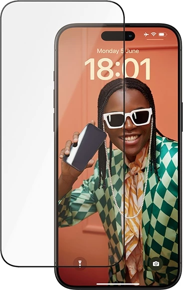 Keramični zaščitni zaslon, PanzerGlass za iPhone 15 Pro Max, z okvirjem za poravnavo