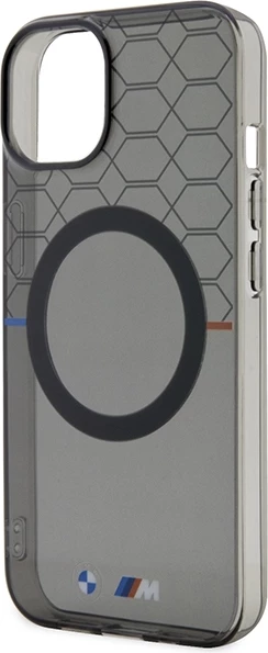 Ohišje z vzorcem BMW MagSafe za iPhone 14 6,1", sivo