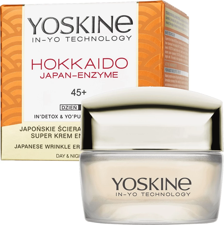 Krema proti gubam za ženske Yoskine Hokkaido Japan-Enzyme 45+, 50 ml