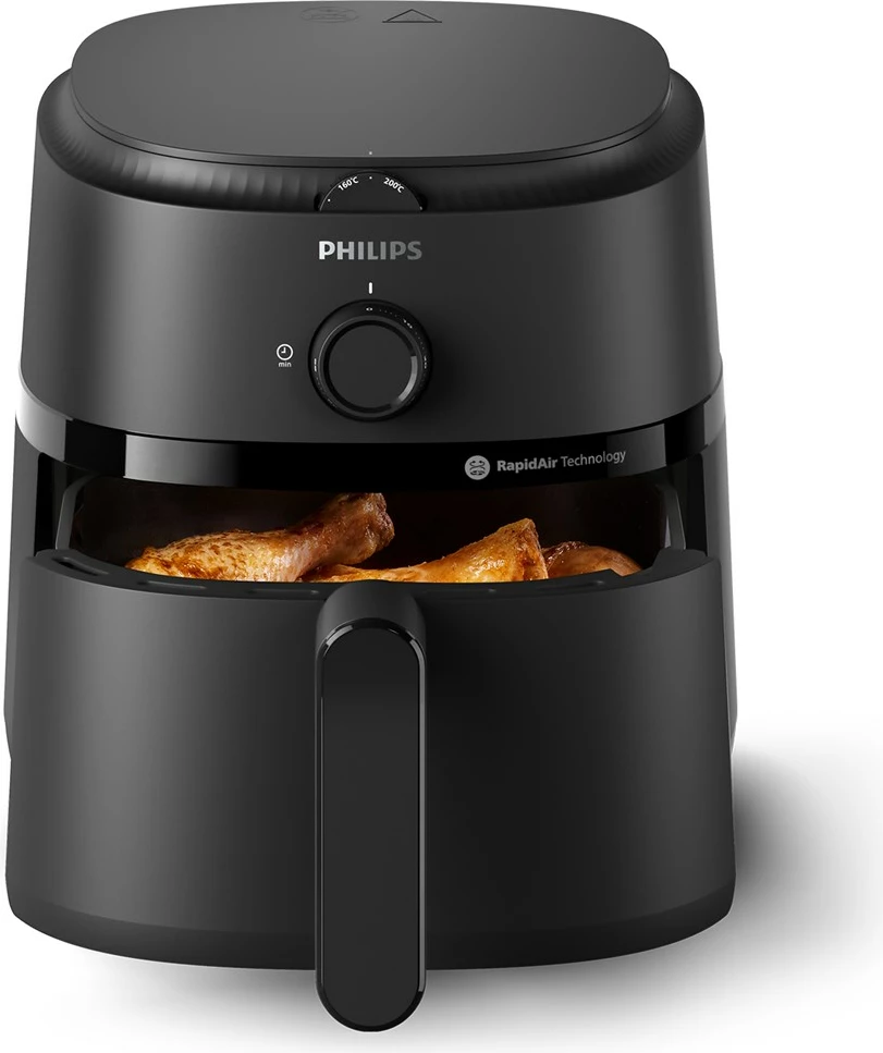 Zračna friteza Philips NA120/00, 4,2 L, 1500 W, črna