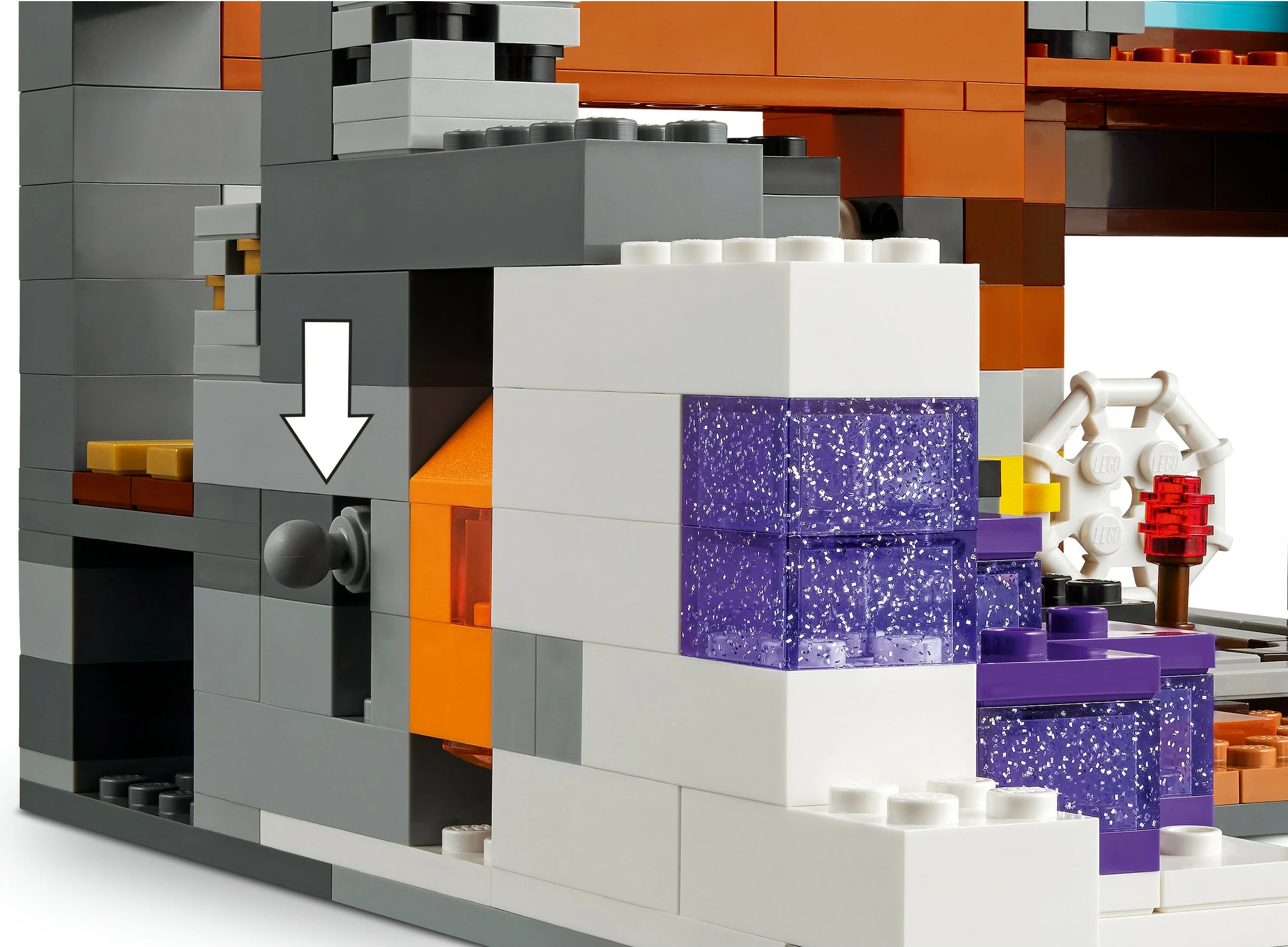 Gradbeni set LEGO Minecraft 21263 The Badlands Mineshaft, večbarven