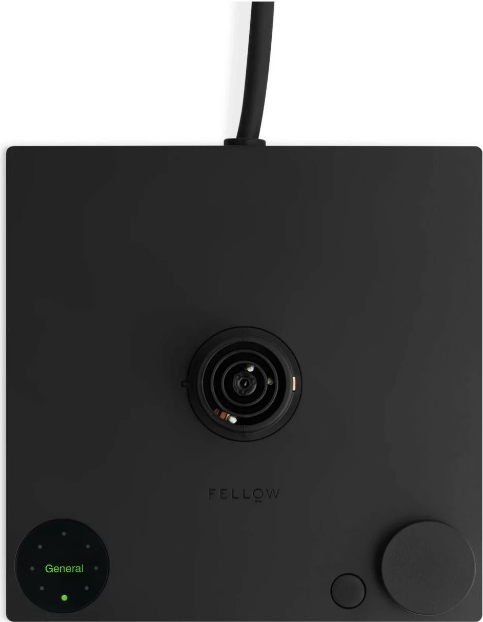 Električen čajnik z zasukom temperature, Fellow Stagg EKG PRO, 0,9 L, LCD zaslon, lesen ročaj, črn