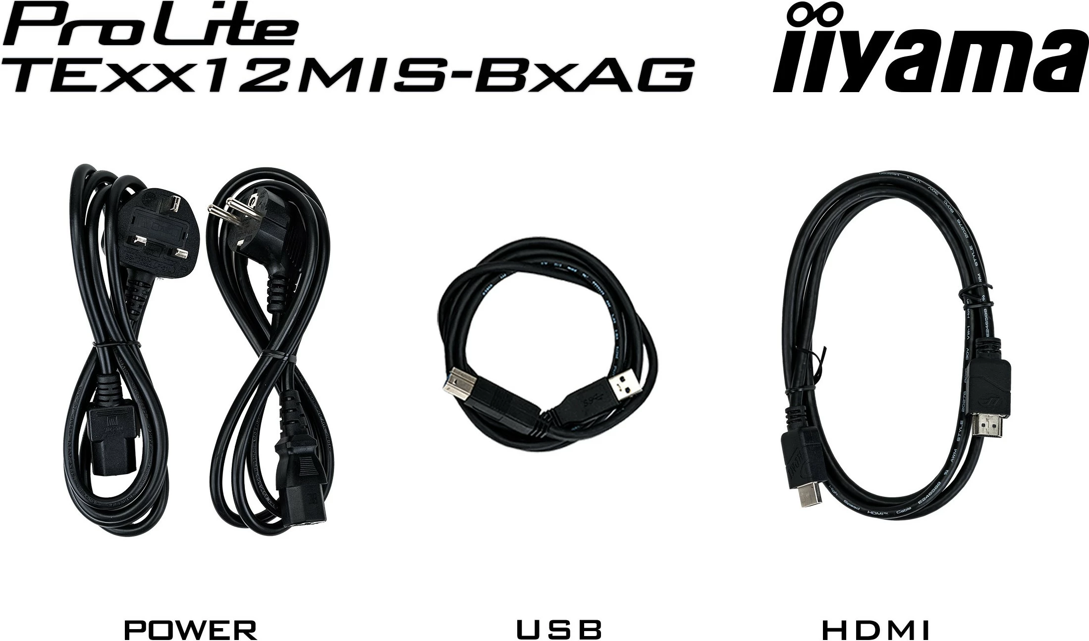 Interaktivni zaslon na dotik 75" 4K UHD, iiyama ProLite TE7512MIS, črn