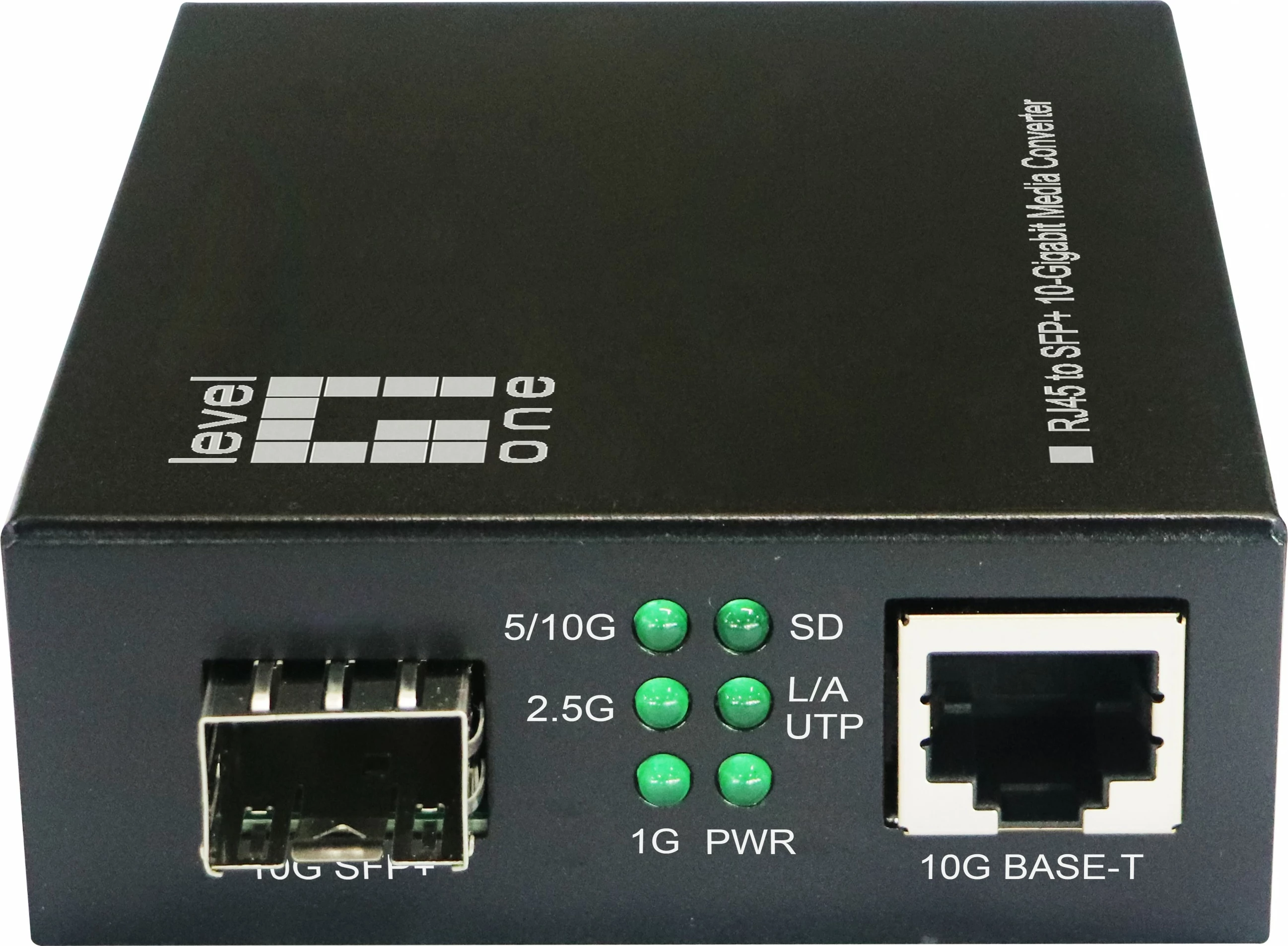 Konverter omrežja RJ45 v SFP+ Level One GVT-2051, 10GBit, črn