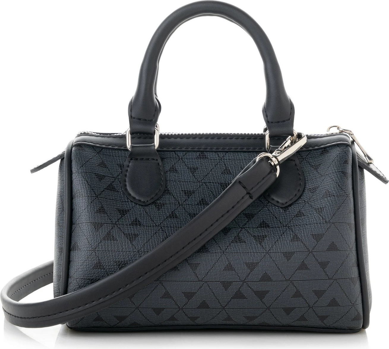 Ročna torbica Rimini, monogram, Vince Camuto, črna