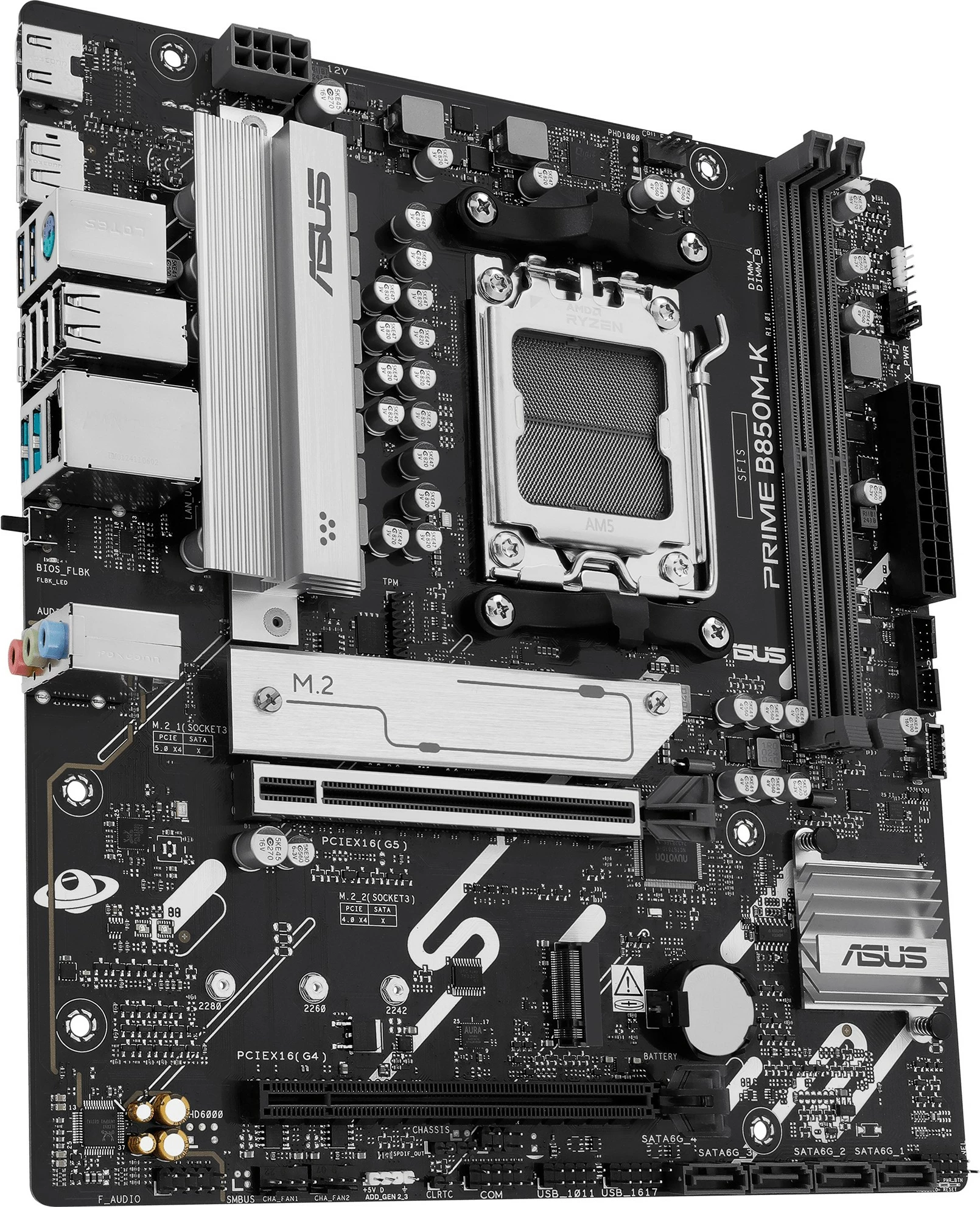 Matična plošča ASUS PRIME B850M-K, AMD, Socket AM5, DDR5, micro ATX