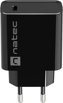 Hitri polnilec 20W USB-C, Natec Ribera, črn