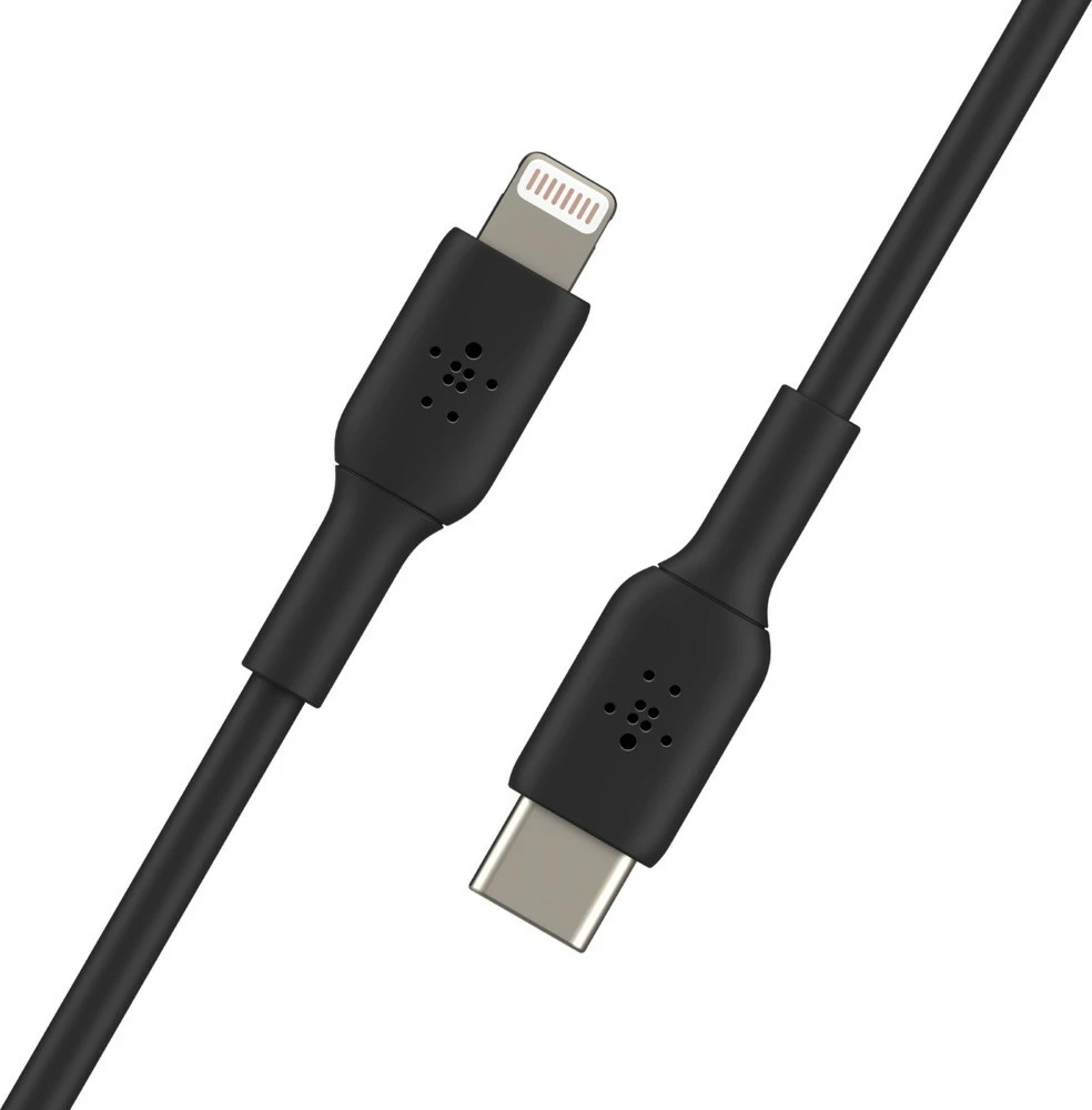 Kabel USB-C na Lightning, Belkin CAA003BT1MBK, 1 m, črn