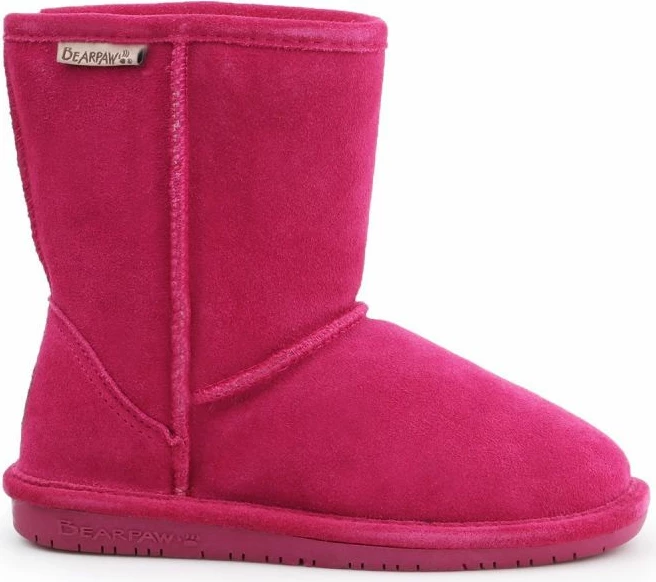 Zimski škornji za otroke, BearPaw Jr. 608Y Pom Berry, roza