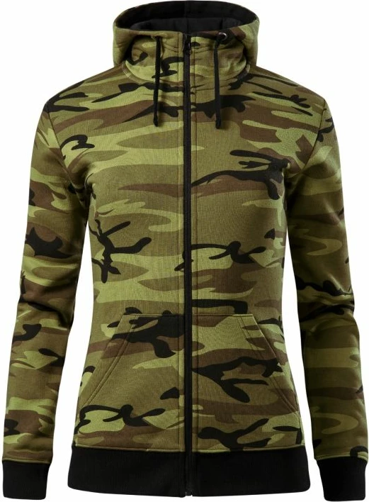 Duks z zadrgo, Malfini, za ženske, zelena