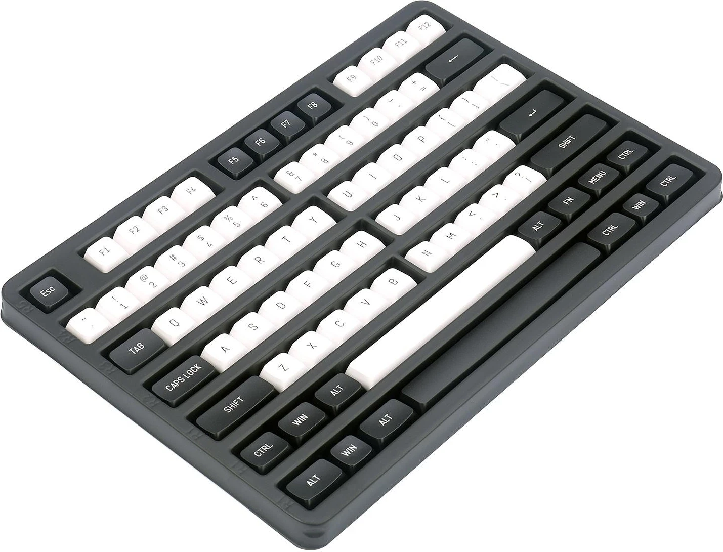 Keycapi PBT Doubleshot, 150 kosov, bela-črna - Redragon A132