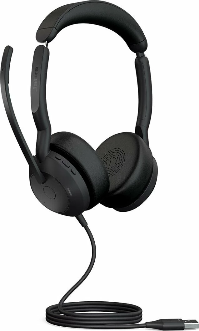 Profesionalne slušalke z mikrofonom Jabra Evolve2 50, USB-C MS Stereo, z zanko, 20 - 20000 Hz, za pisarno/klicni center, črne