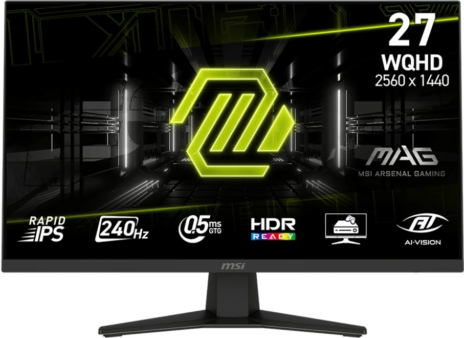 Monitor 27-palčni Rapid IPS 240Hz WQHD, MSI MAG 274QFDE X24, črn