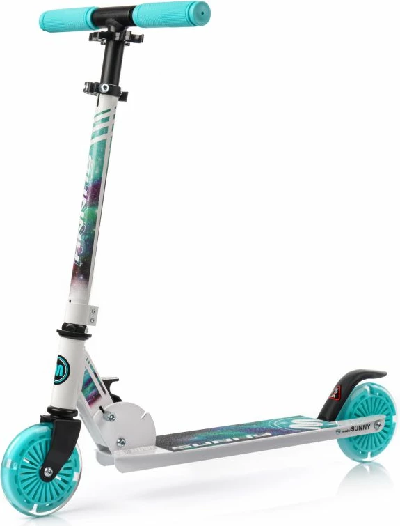 Rekreativni skiro za otroke Meteor, bel in moder