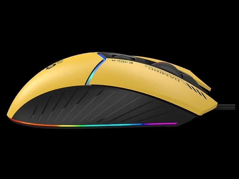 Gaming miška A4tech Bloody W95Max, USB, črno-rumena