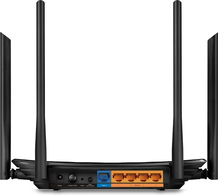 Brezžični usmerjevalnik Archer C6 TP-Link, Fast Ethernet, dvopasovni 2,4 GHz / 5 GHz, črn