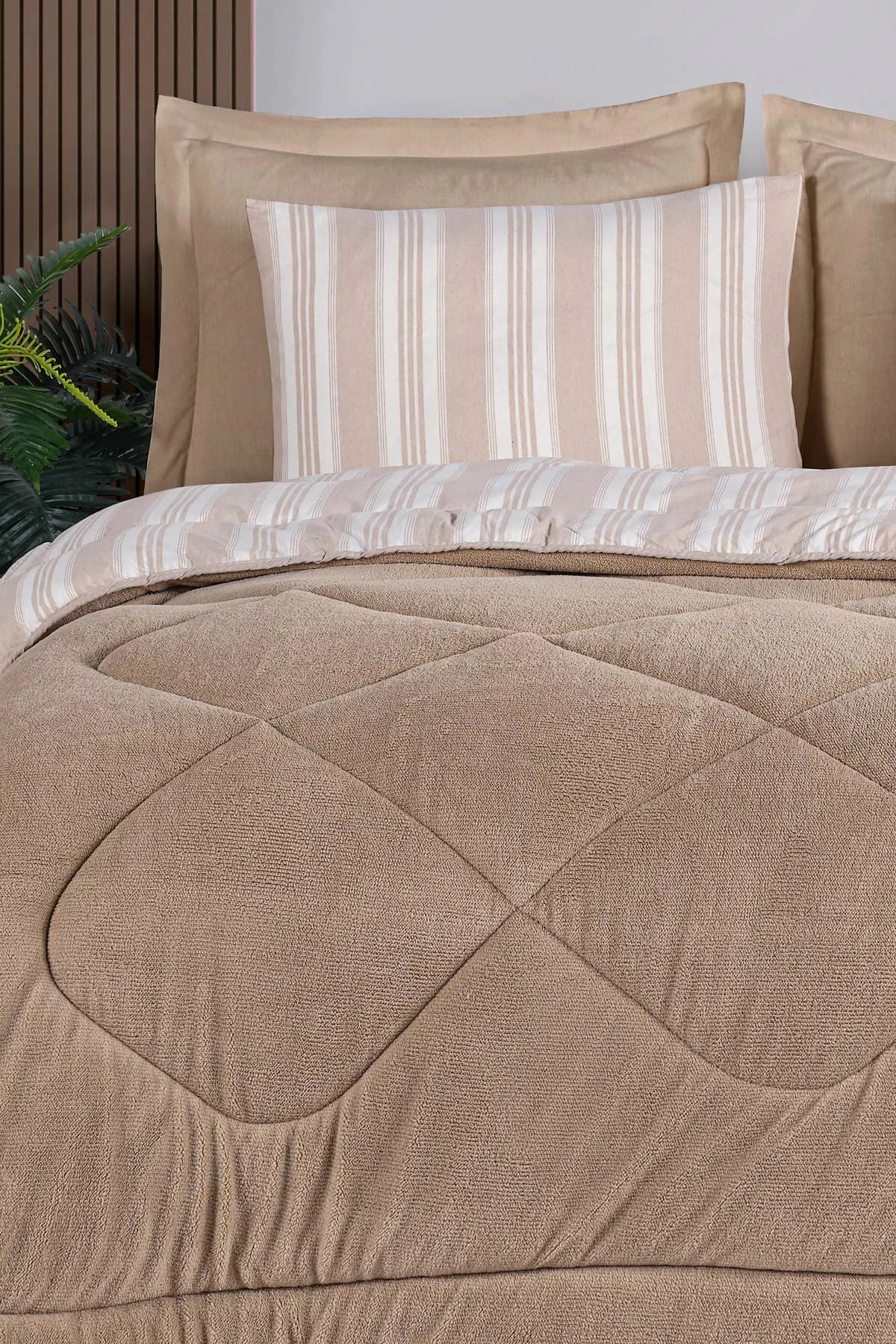 Set posteljnine enojni Soft Line L'essentiel, bež