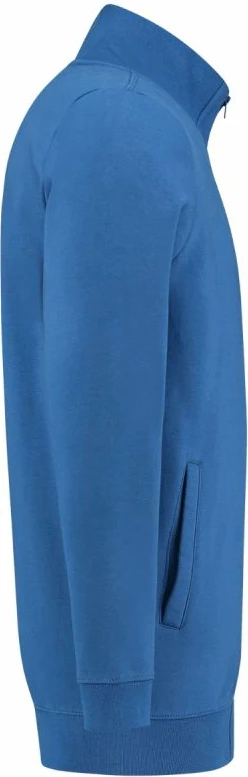 Pulover z zadrgo za moške, moder Tricorp