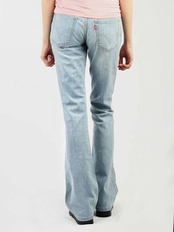 Široke kavbojke (bootcut) Levi's za ženske, modre