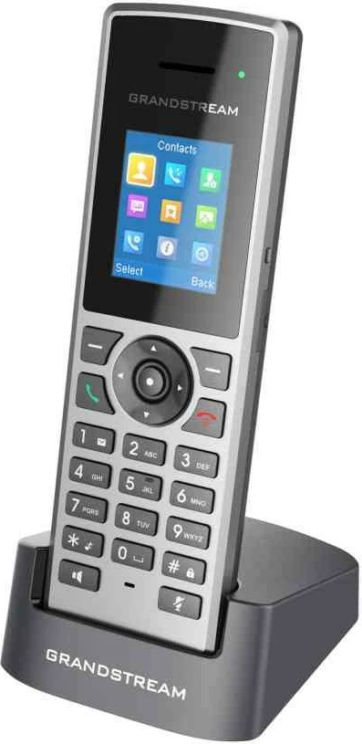 Brezžični IP telefon Grandstream DP722, črn, siv