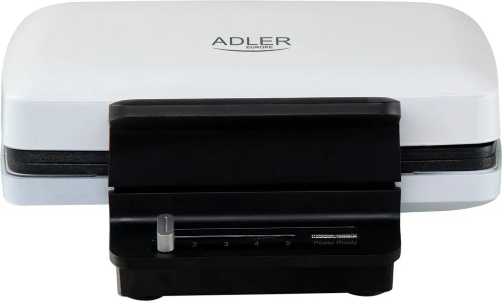 Pekač za vaflje Adler AD 3085, 1800 W, črn