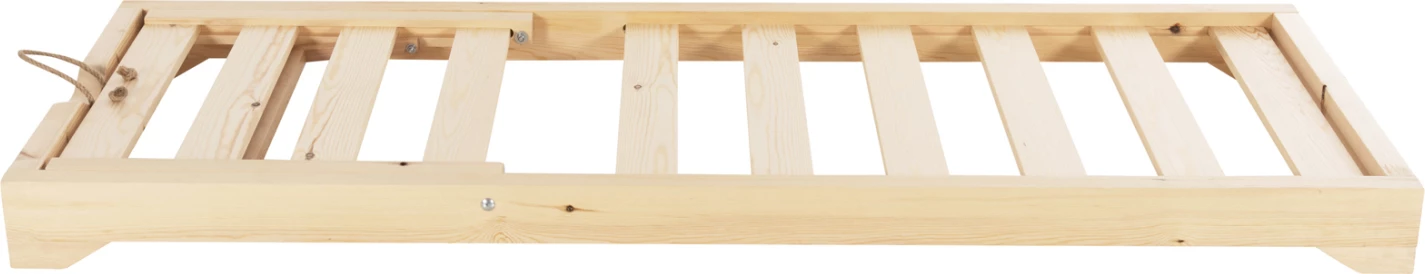 Profesionalni ležalnik za plažo IKARIA FH6115.01 iz borovega lesa v naravni barvi 80x208x32-100Hcm