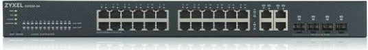 Smart Managed switch 28 portov, Zyxel GS1920-24v2, črn, Rack