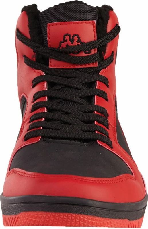 Topel podložen par športnih čevljev Lineup Fur, Kappa, črno-rdeč