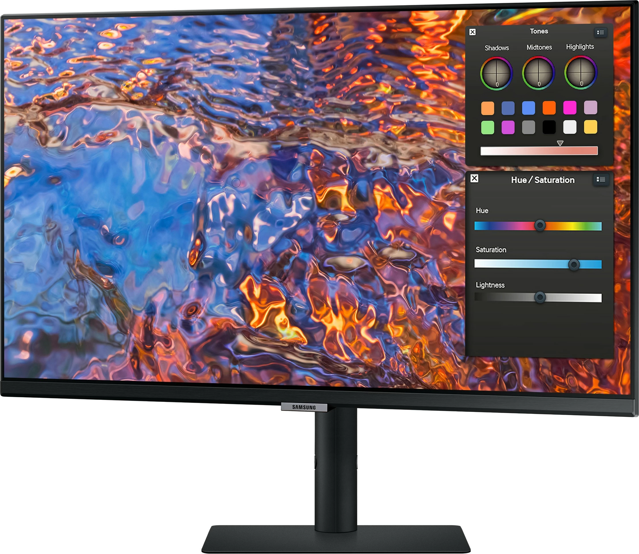 27" 4K Ultra HD LED monitor, črn - Samsung S80PB