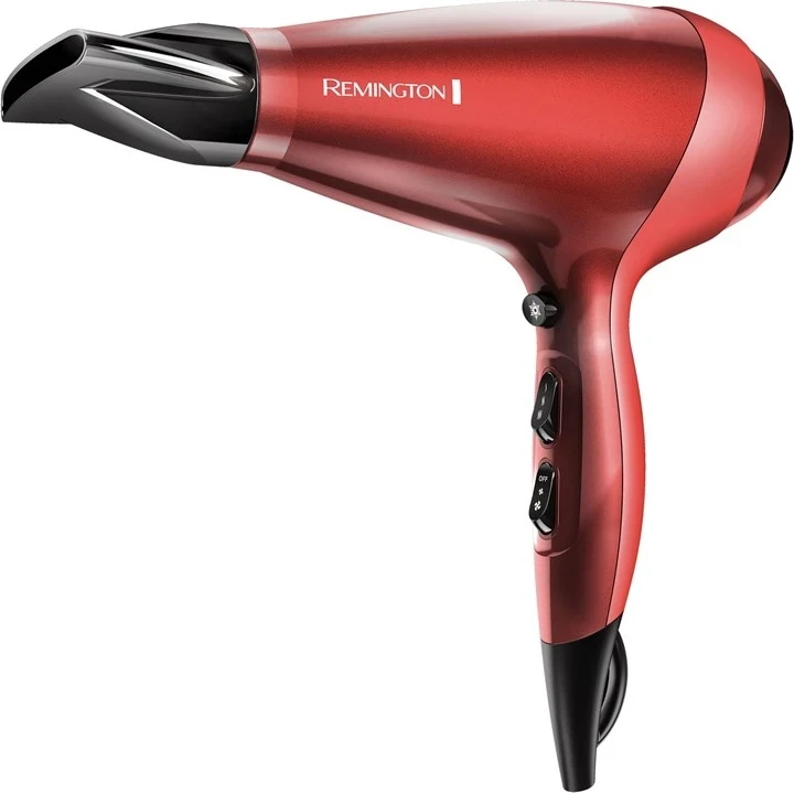 Sušilnik za lase Remington T|Studio Silk, 2400 W, rdeč