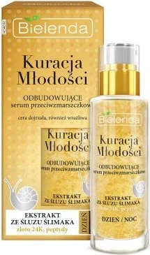 Obnovitveni serum proti gubam z izvlečkom polža, Bielenda Youth Treatment, za ženske, 30 ml