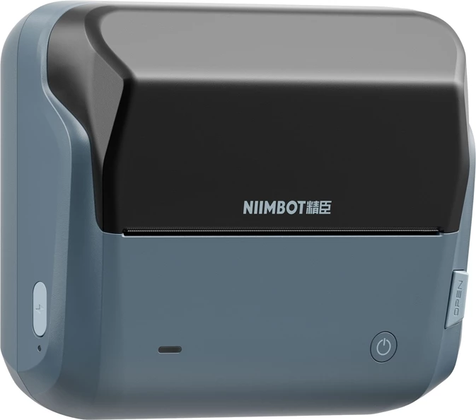 Prenosni termični tiskalnik nalepk NIIMBOT B4, 104 mm, 203 dpi, Bluetooth, USB, 2000 mAh, moder