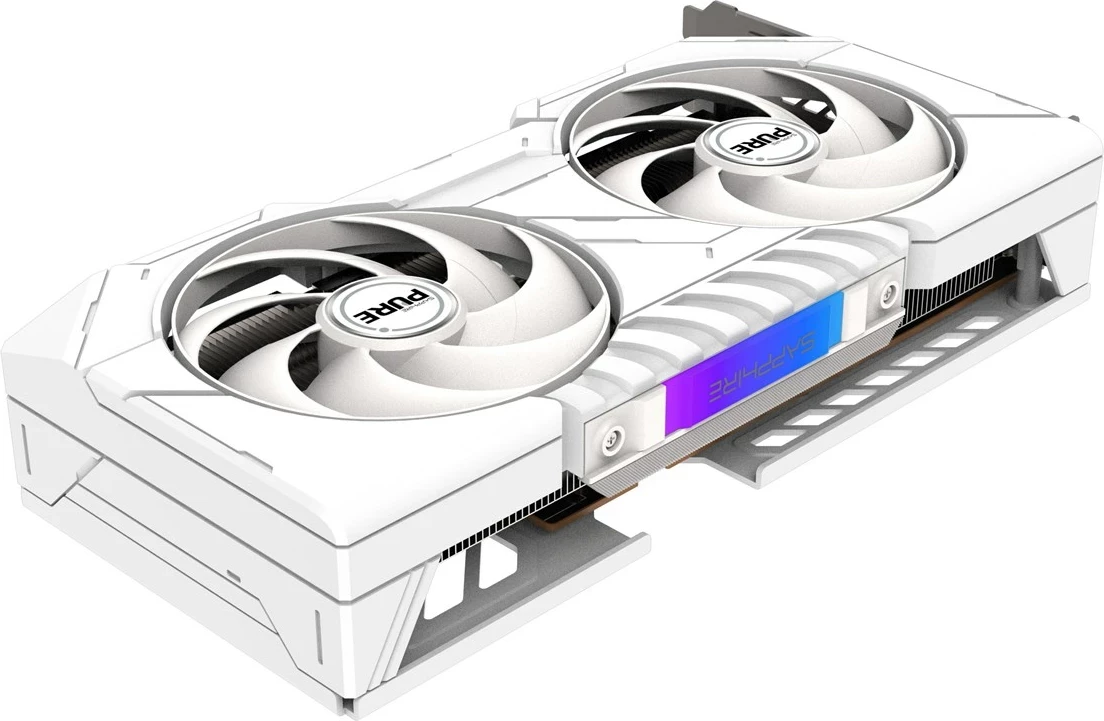 Grafična kartica SAPPHIRE PURE RX 9060 XT GAMING OC, 16 GB, bela