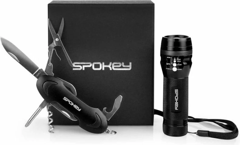 Večnamenski pripomoček Spokey Zoom, za moške in ženske, črn