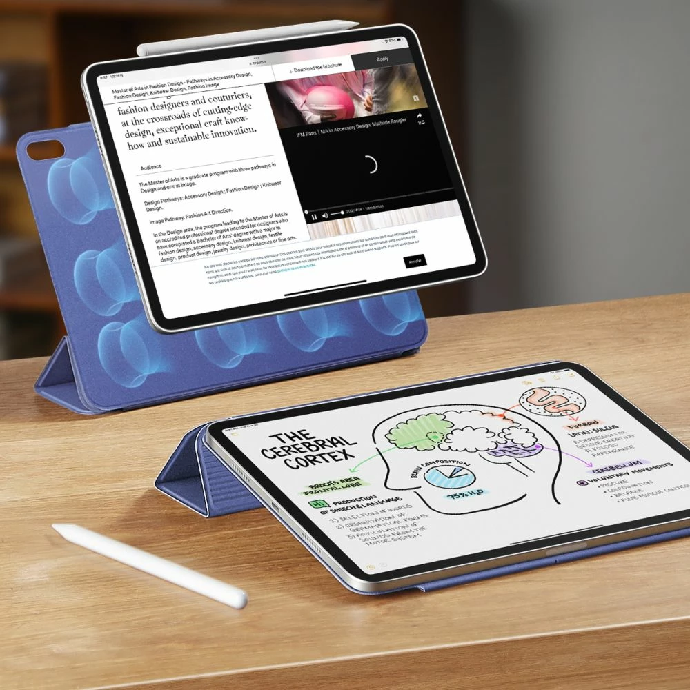 Ovitek za iPad Pro 11" 2024, ESR Rebound Magnetic, vijoličen