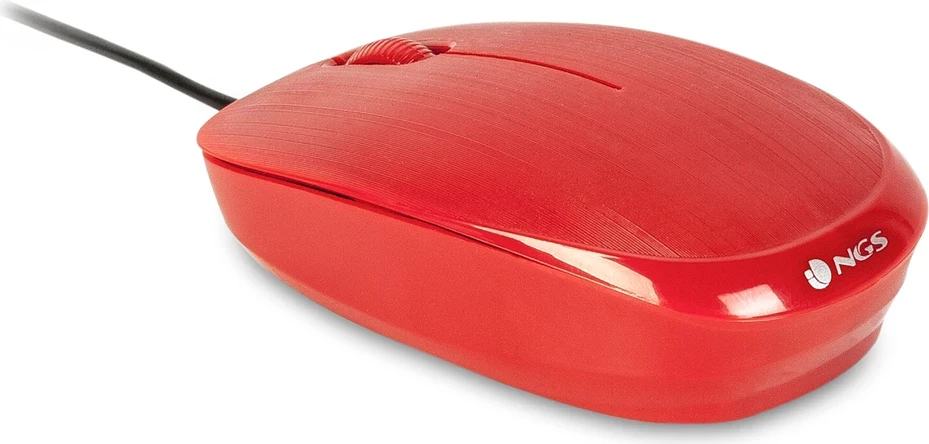 Optični miška NGS Flame 1000 dpi, rdeča