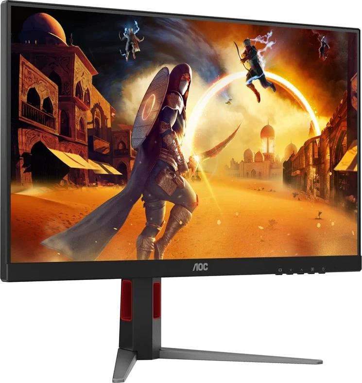 Gaming monitor 27", Full HD, 200 Hz, LED, črn z rdečimi detajli, AOC 27G4HA